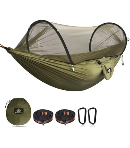 Cocoon Ultralight Mosquito Net Hammock, Single, Olive Green